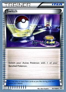 Carta Substituição / Switch (15/26) 15/26 — Pokémon TCG | Bynx