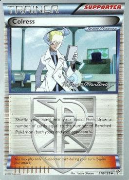 Carta Colress (11/23) do set World Championship 2015: Punches 'N' Bites — Pokémon TCG | Bynx