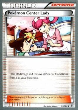 Carta Dama do Centro Pokémon / Pokémon Center Lady (12/23) 12/23 — Pokémon TCG | Bynx