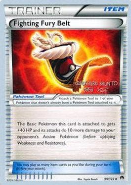 Carta Fighting Fury Belt (09/24) do set World Championship 2016: Black Dragon — Pokémon TCG | Bynx