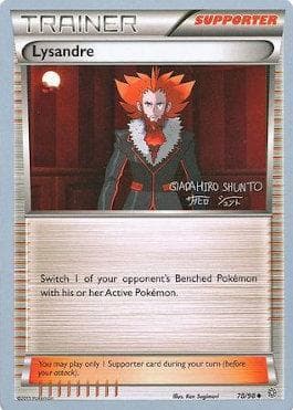 Carta Lysandre (11/24) do set World Championship 2016: Black Dragon — Pokémon TCG | Bynx