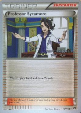 Carta Professor Sycamore (16/24) do set World Championship 2016: Black Dragon — Pokémon TCG | Bynx