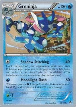 Carta Greninja (A) (02/21) do set World Championship 2016: Ninja Blitz — Pokémon TCG | Bynx
