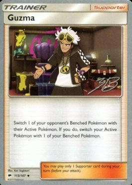 Carta Guzma (14/24) do set World Championship 2017: Ice Path FTW — Pokémon TCG | Bynx