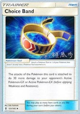 Carta Choice Band (12/23) do set World Championship 2017: Samurai Sniper — Pokémon TCG | Bynx