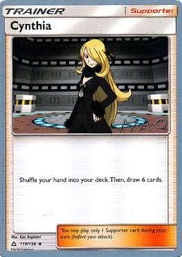 Carta Cynthia (18/24) do set World Championship 2018: Buzzroc — Pokémon TCG | Bynx