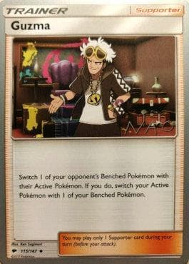 Carta Guzma (19/24) do set World Championship 2018: Buzzroc — Pokémon TCG | Bynx