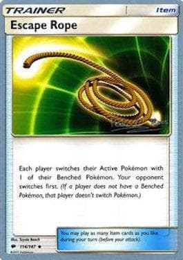 Carta Escape Rope (07/21) do set World Championship 2018: Dragones y Sombras — Pokémon TCG | Bynx