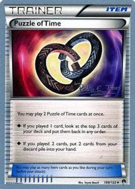 Carta Puzzle of Time (11/21) do set World Championship 2018: Dragones y Sombras — Pokémon TCG | Bynx
