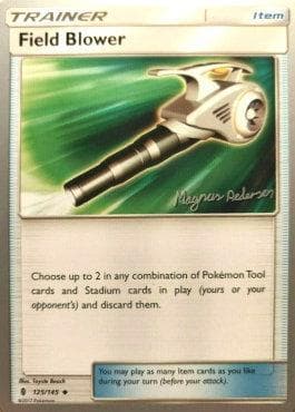 Carta Field Blower (12/25) do set World Championship 2018: Garbanette — Pokémon TCG | Bynx
