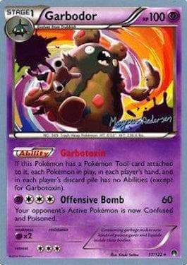 Carta Garbodor (B) (04/25) do set World Championship 2018: Garbanette — Pokémon TCG | Bynx