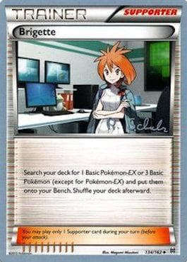 Carta Brigette (18/24) do set World Championship 2018: Victory Map — Pokémon TCG | Bynx