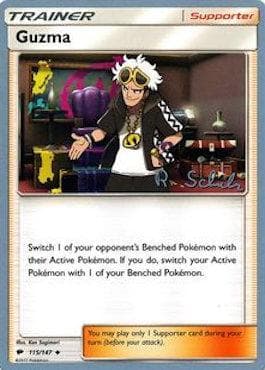 Carta Guzma (20/24) do set World Championship 2018: Victory Map — Pokémon TCG | Bynx