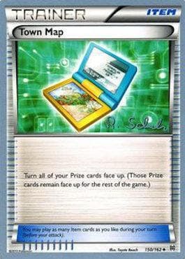 Carta Town Map (14/24) do set World Championship 2018: Victory Map — Pokémon TCG | Bynx