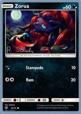 Carta Zorua (02/24) do set World Championship 2018: Victory Map — Pokémon TCG | Bynx