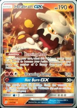 Carta Heatran-GX (06/19) do set World Championship 2019: Fire Box — Pokémon TCG | Bynx