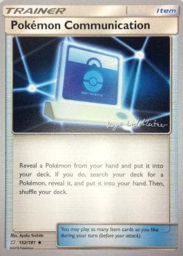 Carta Pokémon Communication (16/19) do set World Championship 2019: Fire Box — Pokémon TCG | Bynx