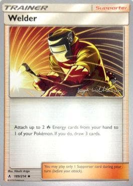 Carta Welder (18/19) do set World Championship 2019: Fire Box — Pokémon TCG | Bynx