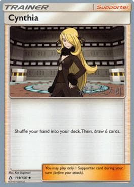 Carta Cynthia (12/22) do set World Championship 2019: Mind Blown — Pokémon TCG | Bynx