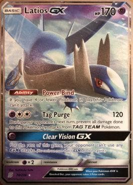 Carta Latios-GX (06/25) do set World Championship 2019: Perfection — Pokémon TCG | Bynx