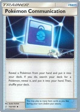 Carta Pokémon Communication (18/26) do set World Championship 2019: Pikarom Judge — Pokémon TCG | Bynx