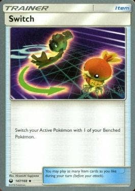 Carta Substituição / Switch (22/26) 22/26 — Pokémon TCG | Bynx
