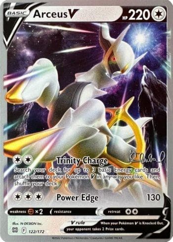 Carta Arceus-V (002/024) do set World Championship 2022: ADP — Pokémon TCG | Bynx