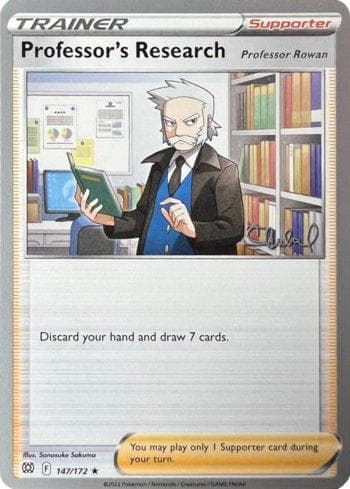 Carta Professor's Research: Professor Rowan (014/024) do set World Championship 2022: ADP — Pokémon TCG | Bynx