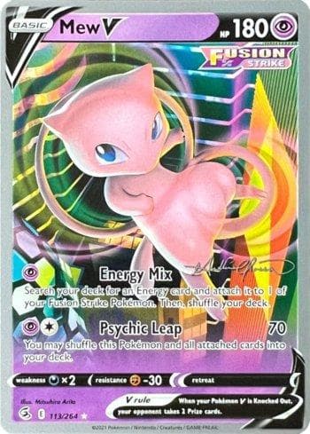 Carta Mew-V (002/020) do set Liga BR — 22B — Pokémon TCG | Bynx