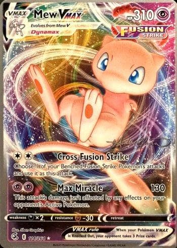 Carta Mew-VMAX (001/020) do set Liga BR — 22B — Pokémon TCG | Bynx