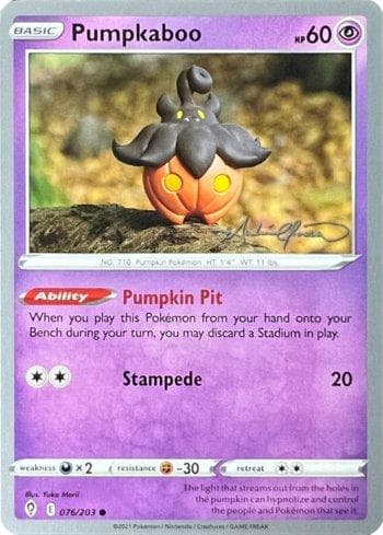 Carta Pumpkaboo (005/020) do set Liga BR — 22B — Pokémon TCG | Bynx