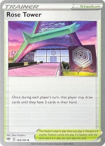 Carta Rose Tower (008/020) do set Liga BR — 22B — Pokémon TCG | Bynx