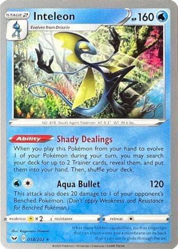 Carta Inteleon (004/030) do set Liga BR — 22C — Pokémon TCG | Bynx