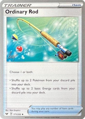 Carta Ordinary Rod (024/030) do set Liga BR — 22C — Pokémon TCG | Bynx