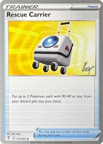 Carta Rescue Carrier (026/030) do set Liga BR — 22C — Pokémon TCG | Bynx