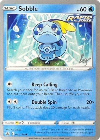 Carta Sobble (006/030) do set Liga BR — 22C — Pokémon TCG | Bynx