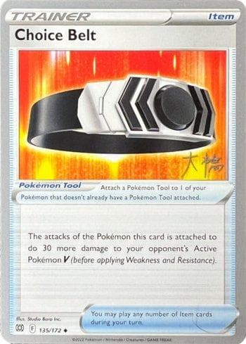 Carta Choice Belt (029/030) do set Liga BR — 22D — Pokémon TCG | Bynx
