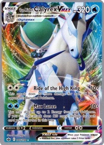 Carta Ice Rider Calyrex-VMAX (006/030) do set Liga BR — 22D — Pokémon TCG | Bynx