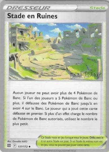 Carta Collapsed Stadium (017/028) do set World Championship 2023: Psychic Elegance — Pokémon TCG | Bynx