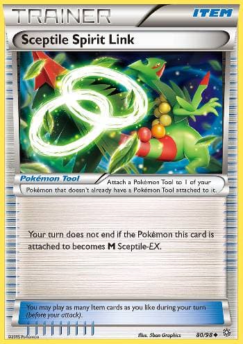 Carta Elo Espiritual de Sceptile / Sceptile Spirit Link (80/98) 80/98 — Pokémon TCG | Bynx