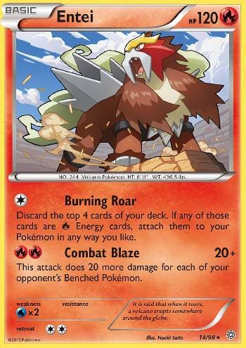 Entei (14/98) — Origens Ancestrais