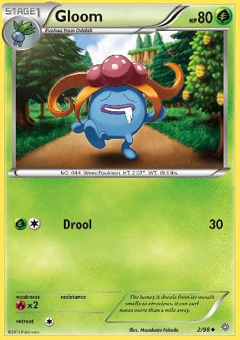 Carta Gloom (2/98) do set Origens Ancestrais — Pokémon TCG | Bynx
