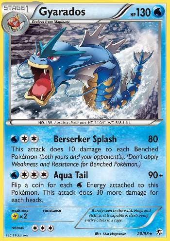 Carta Gyarados (20/98) do set Origens Ancestrais — Pokémon TCG | Bynx