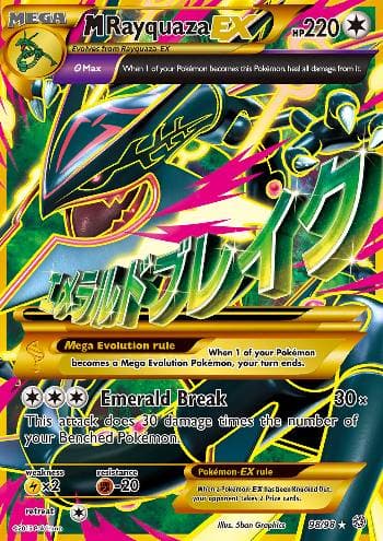 M Rayquaza-EX (98/98) — Origens Ancestrais