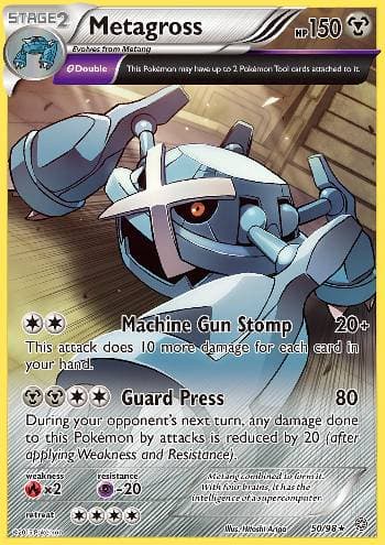 Carta Metagross (50/98) do set Origens Ancestrais — Pokémon TCG | Bynx