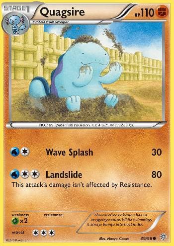 Carta Quagsire (39/98) do set Origens Ancestrais — Pokémon TCG | Bynx