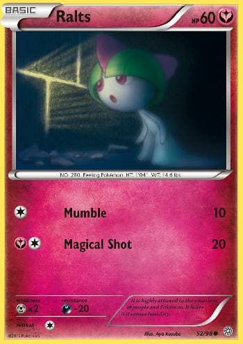 Carta Ralts (52/98) do set Origens Ancestrais — Pokémon TCG | Bynx