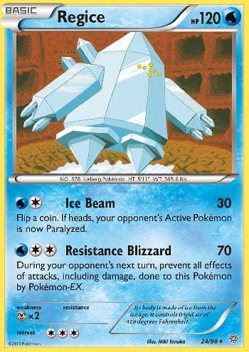 Regice (24/98) — Origens Ancestrais