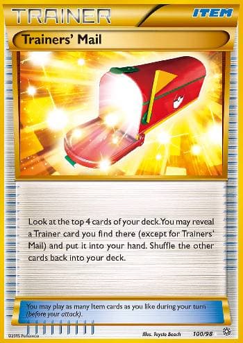 Carta Trainers' Mail (100/98) do set Origens Ancestrais — Pokémon TCG | Bynx
