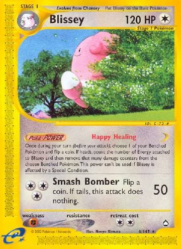 Carta Blissey (6/147) do set Aquapolis — Pokémon TCG | Bynx